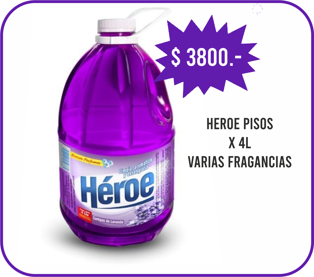 Heroe limpiador piso