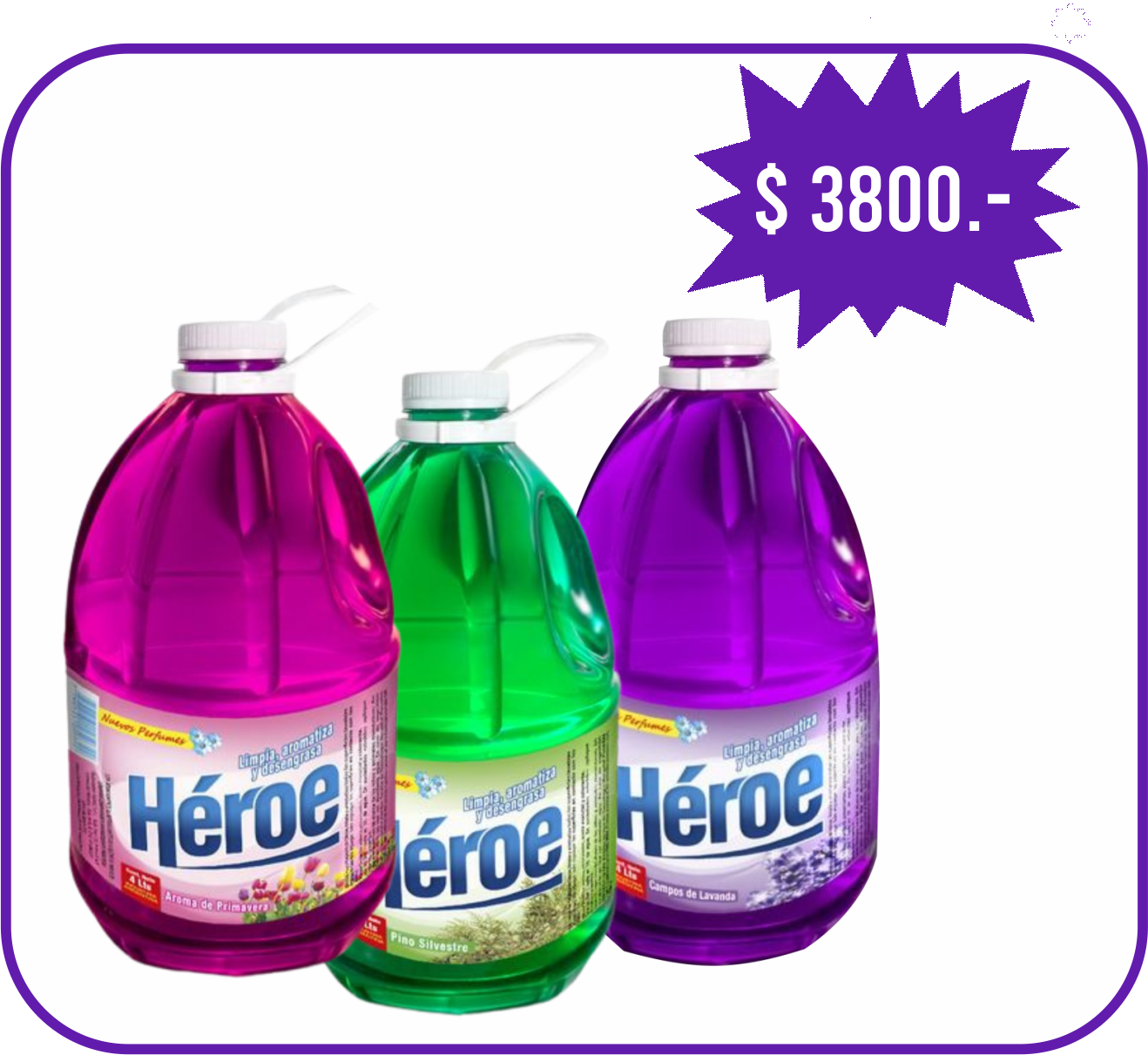 Heroe limpiador piso