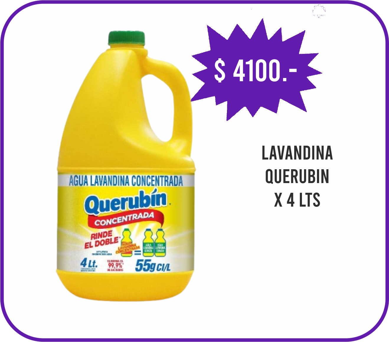 oferta lavandina querubin