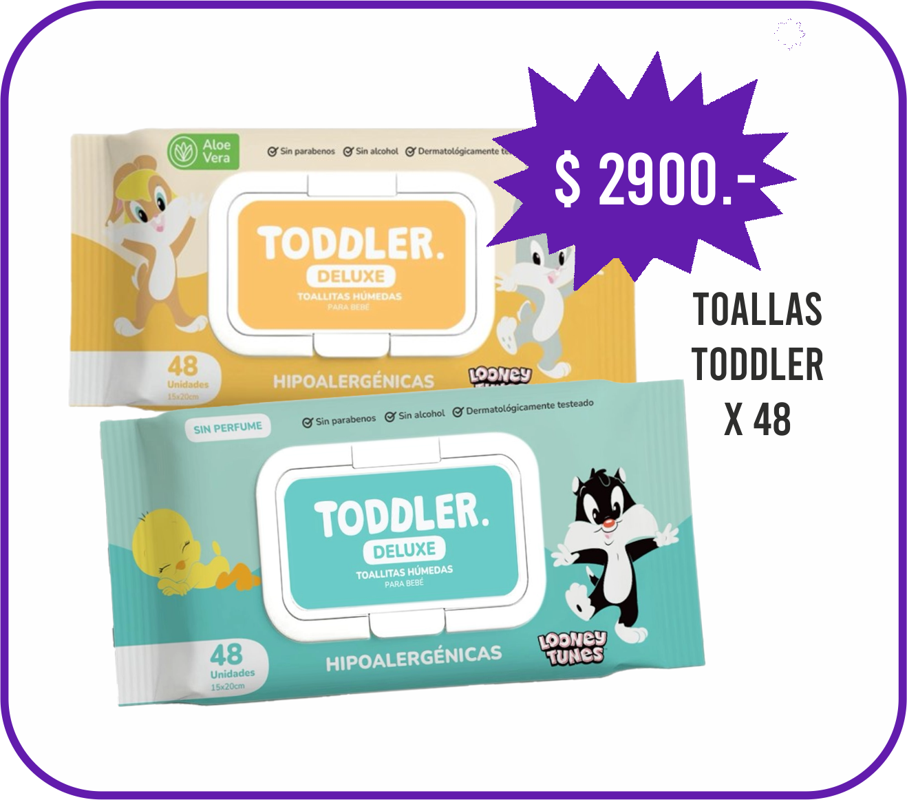 toallitas toddler oferta